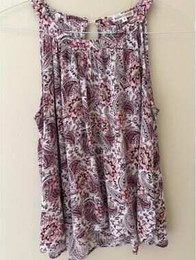 NWOT WonderLust LA S Flowy Tank Open Keyhole Back
